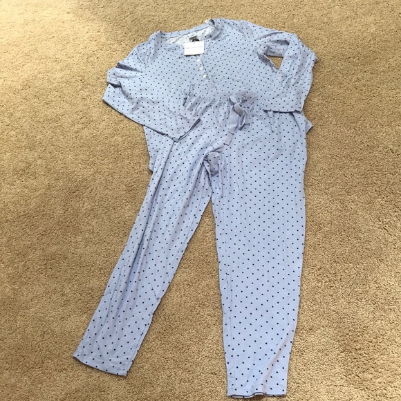 Liz Claiborne | Intimates u0026 Sleepwear | Nwtliz Claiborne Small Blue Simple  Dot Pajama Set | Poshmark